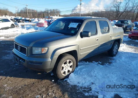 2007 Honda Ridgeline Rtl from USA, damaged, VIN 2HJYK16537H519745